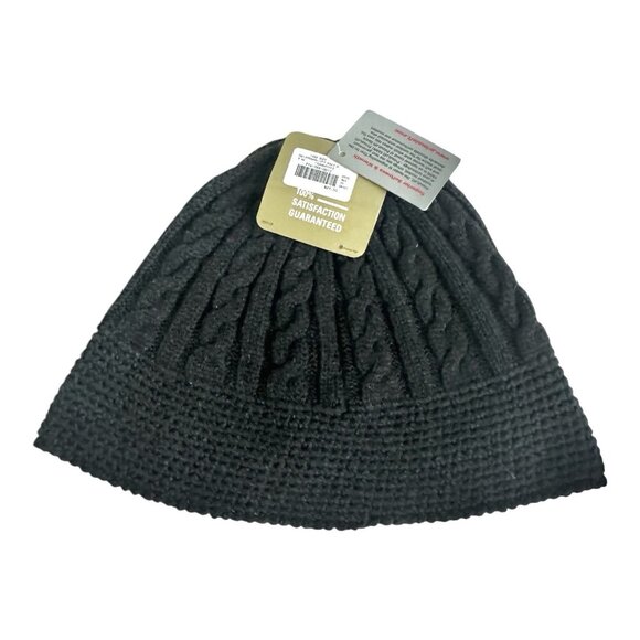 REI Beanie Hat Unisex Grey Cable Knit Winter Hat Warm Stretchy Beanie NWT - Picture 2 of 4